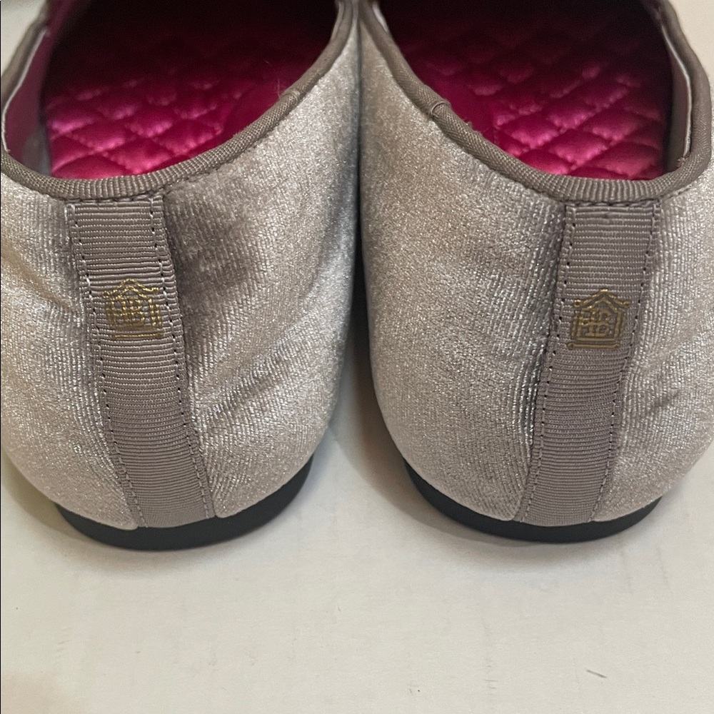 Birdies Starling Velvet Loafers - Stone - Picture 3 of 7